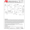 ASI 04684-F Commercial Restroom Sanitary Napkin/ Tampon Dispenser, Free-Operated, Recessed-Mounted, Stainless Steel