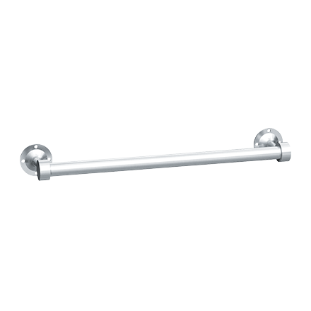 ASI 0755-SS24, Heavy-Duty Towel Bar 24 "Length, Surface-Mounted, Stainless Steel