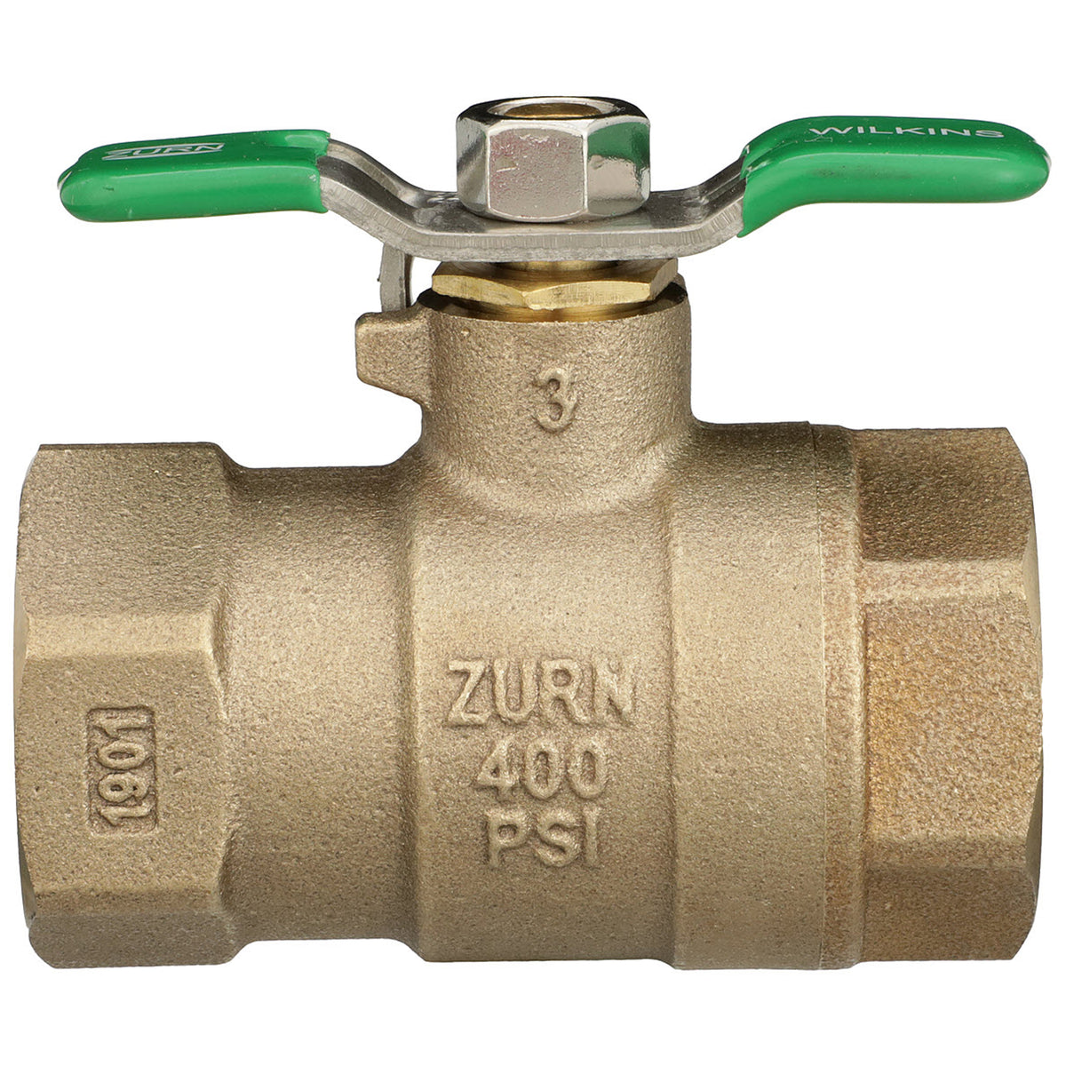 Zurn 34-850TXL 3/4" 850XL Full Port Bronze Valve, tapped