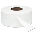 Windsoft Jumbo Roll Bath Tissue, Septic Safe, 1 Ply, White, 3.4" X 2000 Ft, 12 Rolls/Carton - WIN200 - TotalRestroom.com