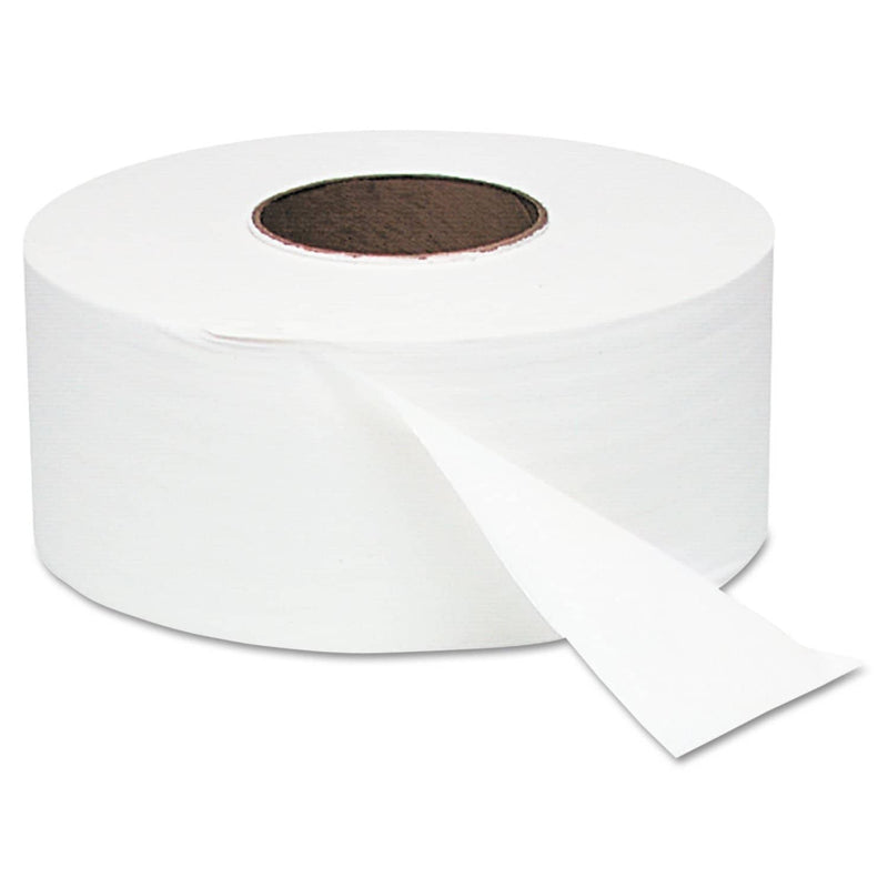 Windsoft Jumbo Roll Bath Tissue, Septic Safe, 1 Ply, White, 3.4" X 2000 Ft, 12 Rolls/Carton - WIN200 - TotalRestroom.com