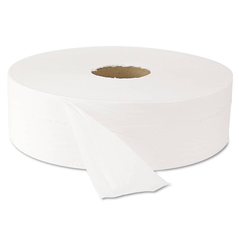 Windsoft Jumbo Roll Bath Tissue, Septic Safe, 2 Ply, White, 3.5" X 2000 Ft, 6 Rolls/Carton - WIN203 - TotalRestroom.com