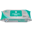 WipesPlus EPA Registered Disinfecting Surface Wipes, 80pk, 12 Packs/Case