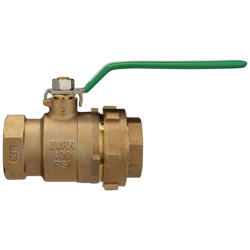 Zurn 112-850TUXL BALL VALVE, 1-1/2" TAP W/U LEAD FREE SS HNDL