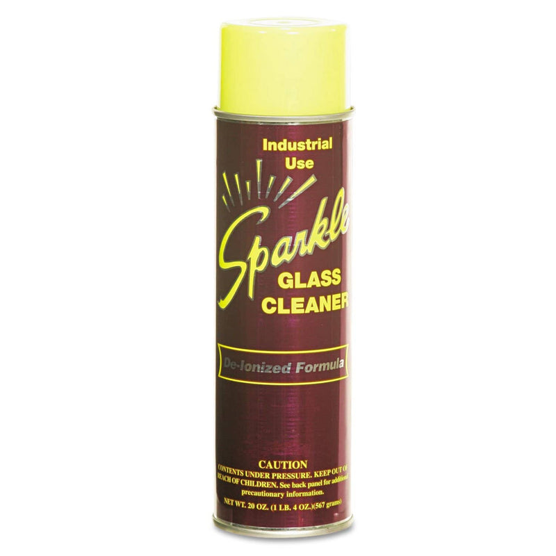 Sparkle Glass Cleaner, 20Oz Aerosol, 12/Carton - FUN20620CT - TotalRestroom.com