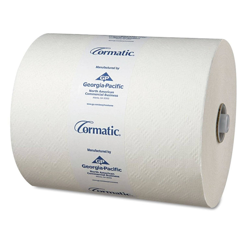 Georgia Pacific Hardwound Roll Towels, 8 1/4 X 700Ft, White, 6 Rolls/Carton - GPC2930P - TotalRestroom.com