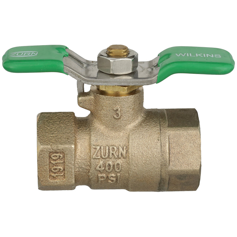 Zurn 12-850XL 1/2" 850XLFull Port Bronze Ball Valve