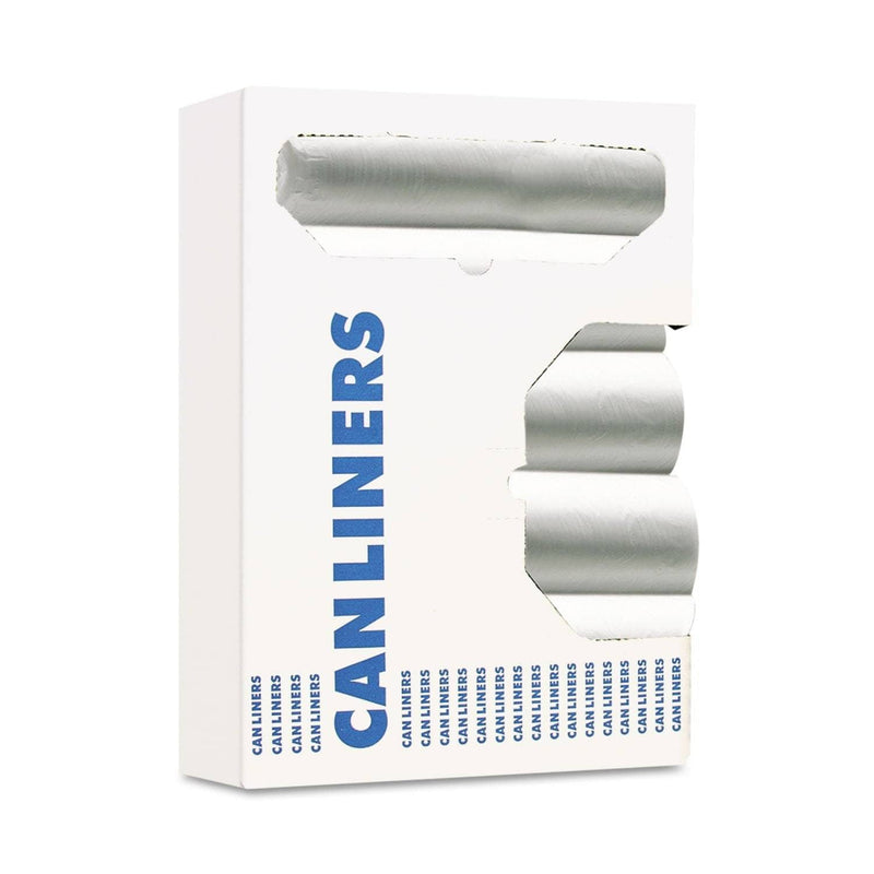 Boardwalk High-Density Can Liners, 16 Gal, 6 Microns, 24" X 33", Natural, 1,000/Carton - BWK243306 - TotalRestroom.com