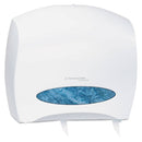 Kimberly-Clark Jrt Jr. Escort Jumbo Roll Bath Tissue Dispenser, 16 X 5.75 X 13.88, Pearl White - KCC09508 - TotalRestroom.com