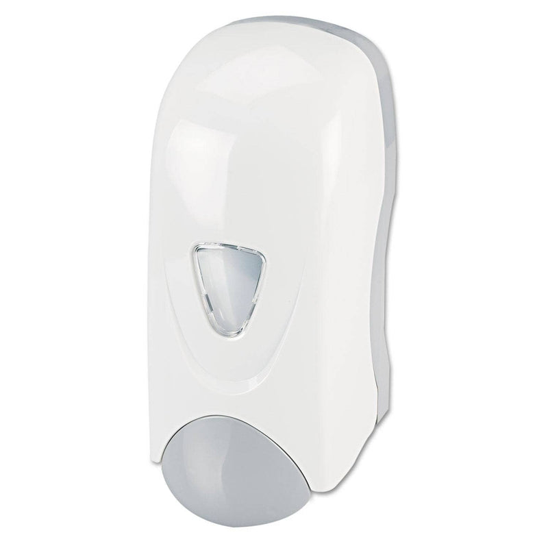 Impact Foam-Eeze Bulk Foam Soap Dispenser With Refillable Bottle, 1000 Ml, 4.88" X 4.75" X 11", White/Gray - IMP9325 - TotalRestroom.com