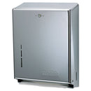 San Jamar C-Fold/Multifold Towel Dispenser, Chrome, 11 3/8 X 4 X 14 3/4 - SJMT1900XC - TotalRestroom.com