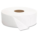 GEN Jrt Jumbo Bath Tissue, Septic Safe, 2-Ply, White, 12" Diameter, 6/Carton - GEN1513 - TotalRestroom.com