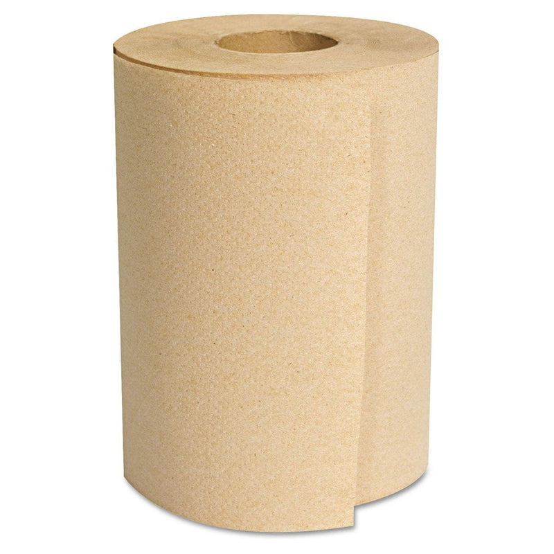 GEN Hardwound Roll Towels, Natural, 8" X 350Ft, 12 Rolls/Carton - GEN1805 - TotalRestroom.com