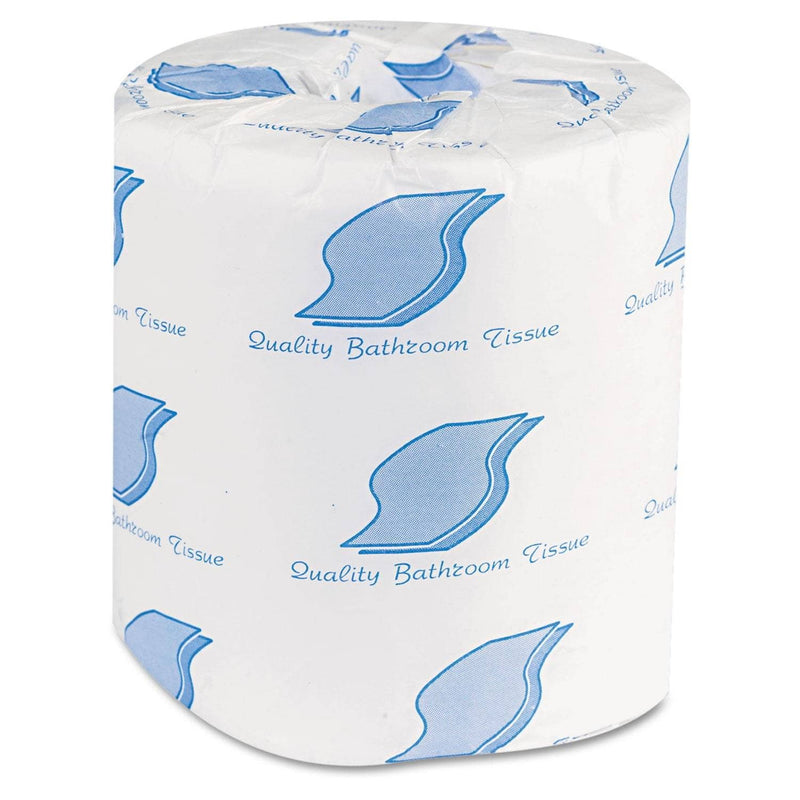 GEN Bath Tissue, Wrapped, Septic Safe, 2-Ply, White, 420 Sheets/Roll, 96 Rolls/Carton - GEN700 - TotalRestroom.com