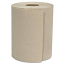 GEN Hardwound Roll Towels, 1-Ply, Natural, 8" X 800 Ft, 6 Rolls/Carton - GEN8X800HWTKF - TotalRestroom.com