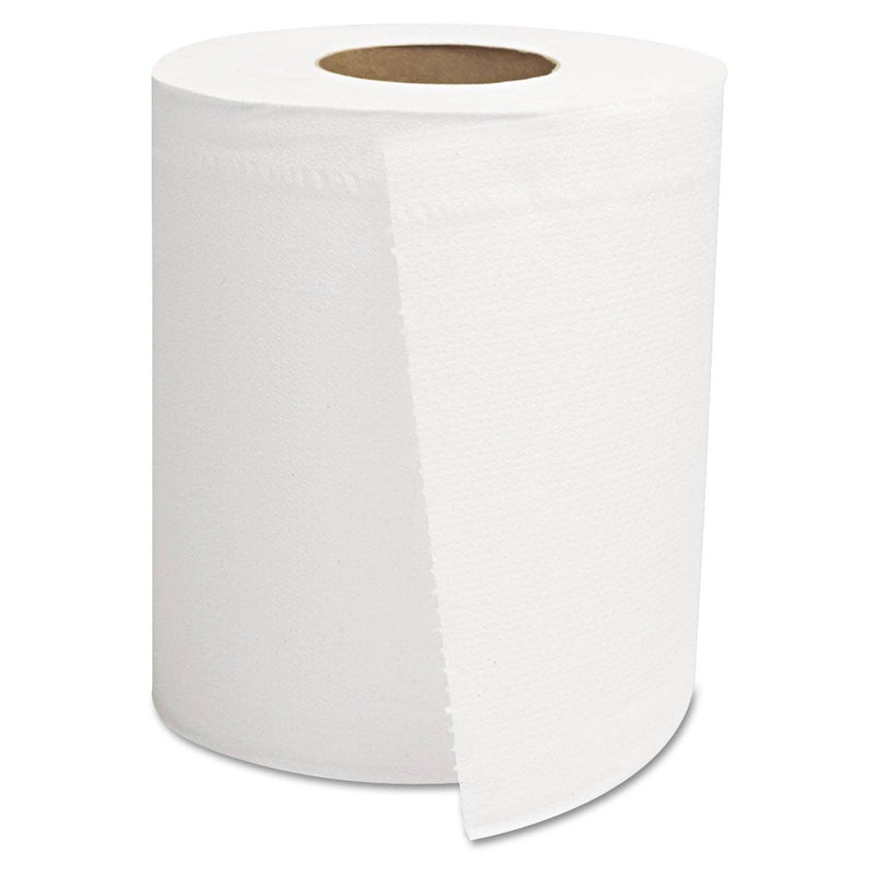 Center-Pull 2-Ply White Paper Towels – 600 Sheets/Roll, 6 Rolls – 8.9in Wide