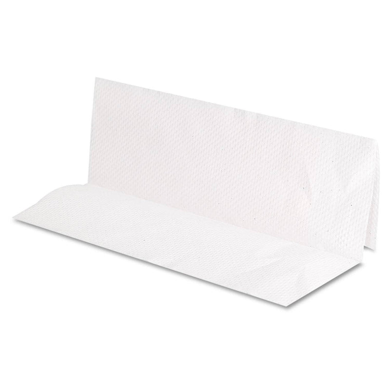 GEN Folded Paper Towels, Multifold, 9 X 9 9/20, White, 250 Towels/Pack, 16 Packs/Ct - GEN1509 - TotalRestroom.com