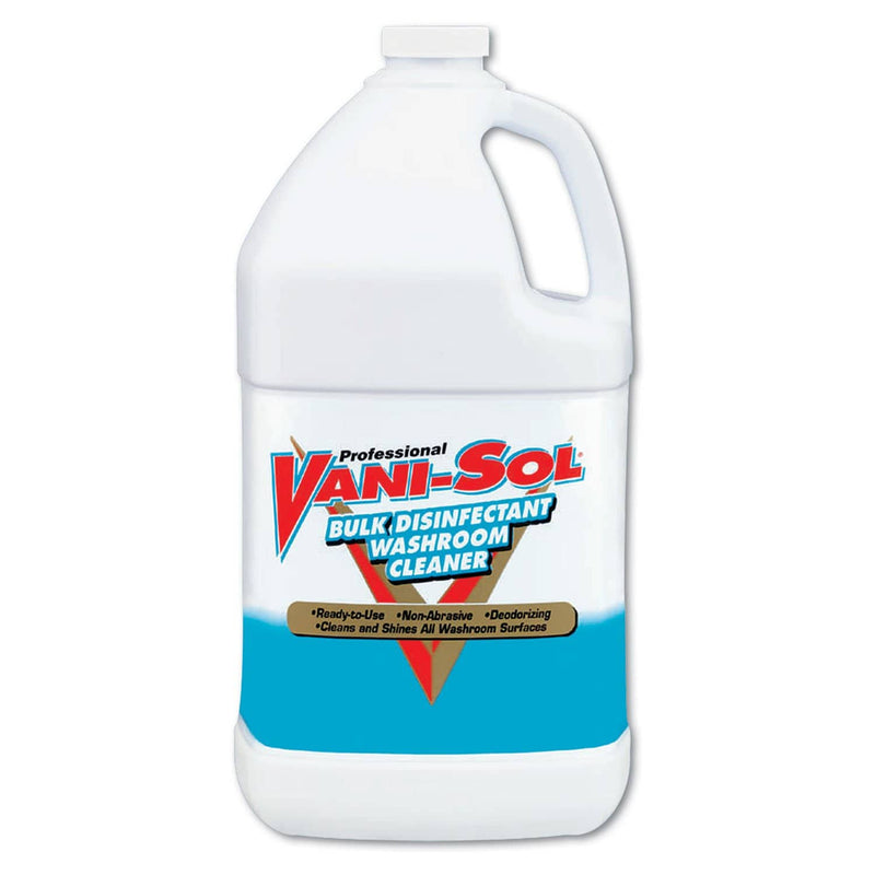 Vani-Sol Bulk Disinfectant Washroom Cleaner, 1 Gal Bottle, 4/Carton - RAC00294 - TotalRestroom.com