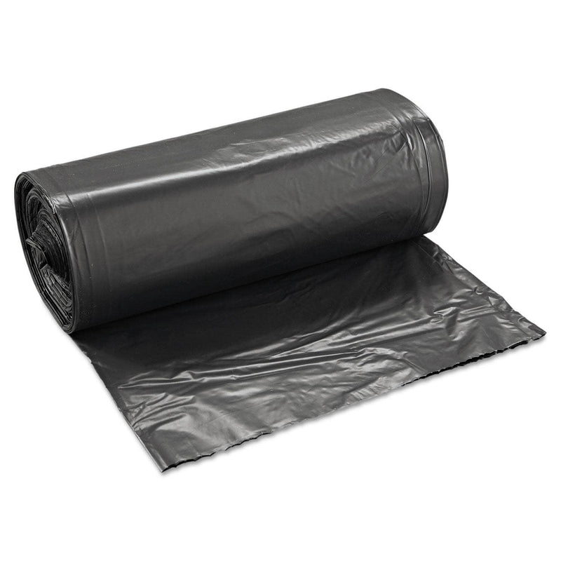 Boardwalk Low Density Repro Can Liners, 45 Gal, 1.2 Mil, 40" X 46", Black, 100/Carton - BWK517 - TotalRestroom.com