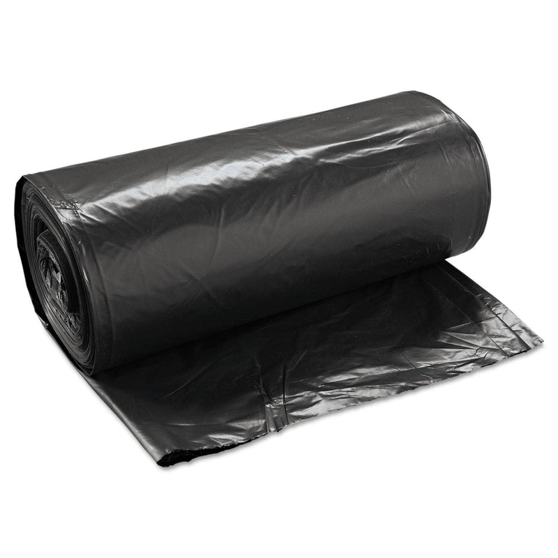 Boardwalk Low Density Repro Can Liners, 60 Gal, 1.2 Mil, 38" X 58", Black, 100/Carton - BWK519 - TotalRestroom.com