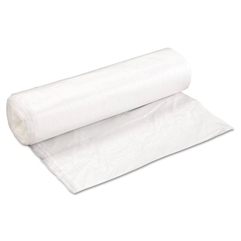 Boardwalk High-Density Can Liners, 45 Gal, 10 Microns, 40" X 46", Natural, 250/Carton - BWK404612 - TotalRestroom.com