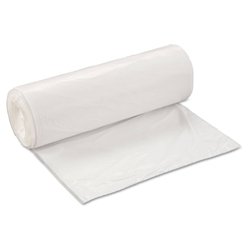Interplast Low-Density Commercial Can Liners, 60 Gal, 0.7 Mil, 38" X 58", White, 100/Carton - IBSSL3858XHW2 - TotalRestroom.com