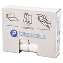 Interplast High-Density Commercial Can Liners, 10 Gal, 6 Microns, 24" X 24", Natural, 1,000/Carton - IBSS242406N - TotalRestroom.com