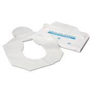 Hospeco Health Gards Toilet Seat Covers, Half-Fold, White, 250/Pack, 4 Packs/Carton - HOSHG1000 - TotalRestroom.com