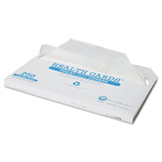 Hospeco Health Gards Toilet Seat Covers, Half-Fold, White, 250/Pack, 4 Packs/Carton - HOSHG1000 - TotalRestroom.com