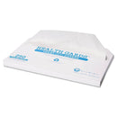 Hospeco Health Gards Toilet Seat Covers, Half-Fold, White, 250/Pack, 10 Boxes/Carton - HOSHG2500 - TotalRestroom.com