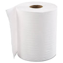 GEN Hardwound Roll Towels, 1-Ply, White, 8" X 800 Ft, 6 Rolls/Carton - GEN8X800HWTWH - TotalRestroom.com