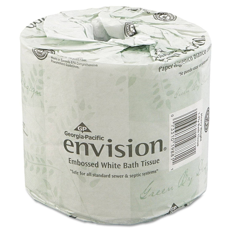 Georgia Pacific Bathroom Tissue, Septic Safe, 2-Ply, White, 550 Sheets/Roll, 80 Rolls/Carton - GPC1988001 - TotalRestroom.com