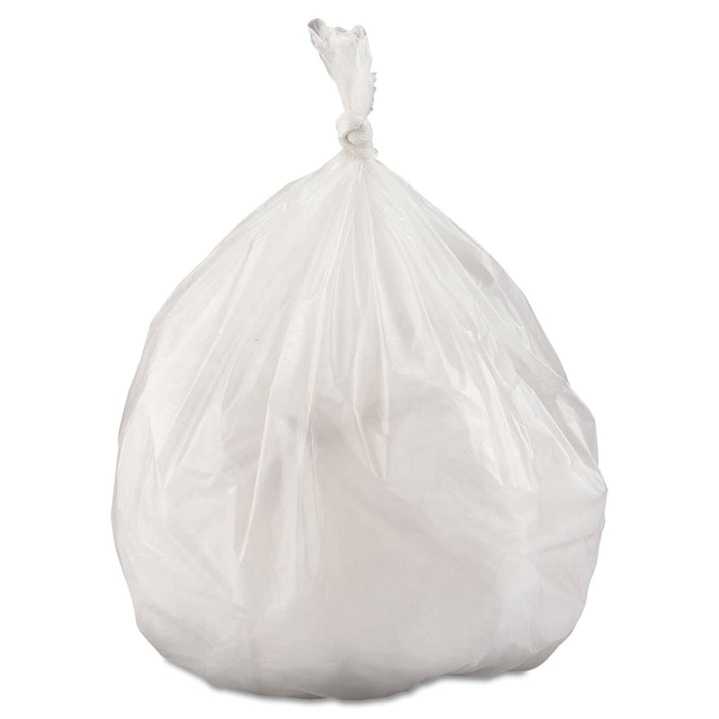 Interplast High-Density Interleaved Commercial Can Liners, 33 Gal, 17 Microns, 33" X 40", Clear, 250/Carton - IBSS334017N - TotalRestroom.com