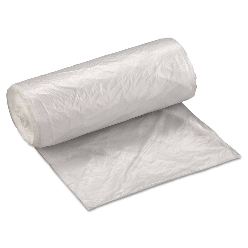Interplast High-Density Commercial Can Liners Value Pack, 16 Gal, 7 Microns, 24" X 31 ", Clear, 1,000/Carton - IBSVALH2433N8 - TotalRestroom.com