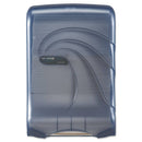 San Jamar Ultrafold Multifold/C-Fold Towel Dispenser, Oceans, Blue, 11 3/4 X 6 1/4 X 18 - SJMT1790TBL - TotalRestroom.com