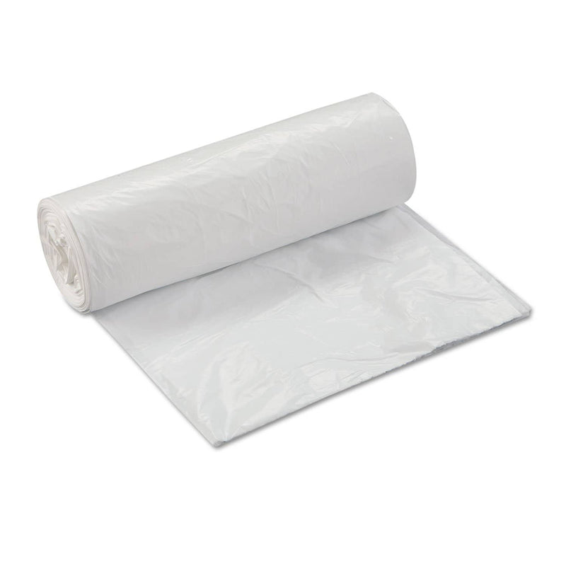 Interplast Low-Density Commercial Can Liners, 30 Gal, 0.7 Mil, 30" X 36", White, 200/Carton - IBSSL3036XHW2 - TotalRestroom.com