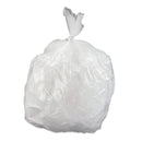 Interplast High-Density Commercial Can Liners, 10 Gal, 5 Microns, 24" X 24", Natural, 1,000/Carton - IBSEC2424N - TotalRestroom.com