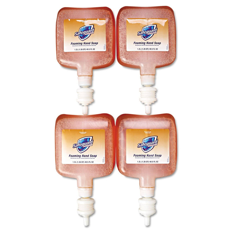 Safeguard Antibacterial Foam Hand Soap, Pleasant Scent, 1200Ml Bottle, 4/Carton - PGC47435 - TotalRestroom.com