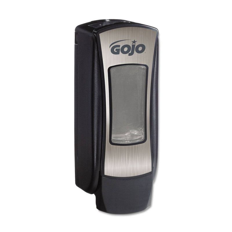 Gojo ADX-12 Foam Soap Dispenser, 1250 Ml, 4.5" X 4" X 11.75", Brushed Chrome/Black - GOJ888806 - TotalRestroom.com