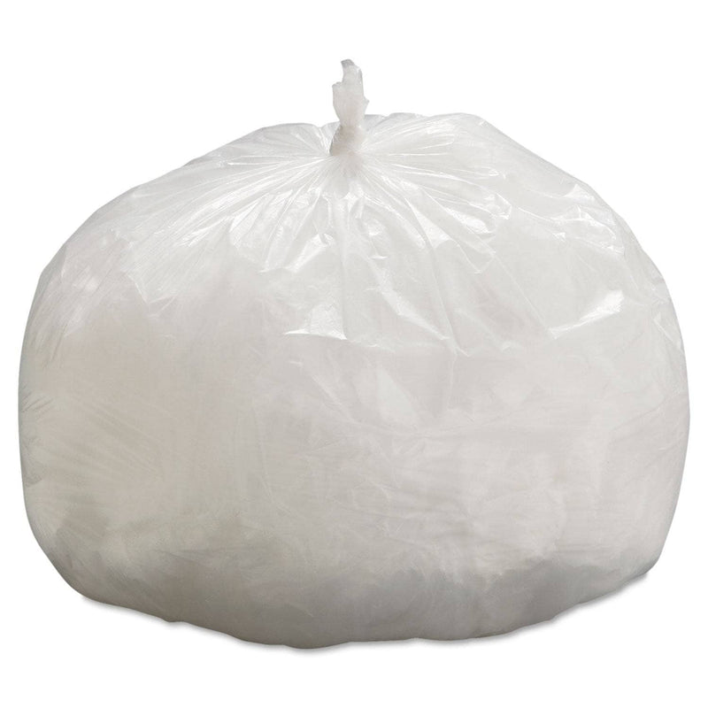 General Supply High-Density Can Liners, 33 Gal, 9 Microns, 33" X 39", Natural, 500/Carton - GEN333912 - TotalRestroom.com