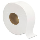 GEN Jumbo Jrt Bath Tissue, Septic Safe, 2-Ply, White, 3 1/4" X 720 Ft, 12 Rolls/Carton - GEN202 - TotalRestroom.com