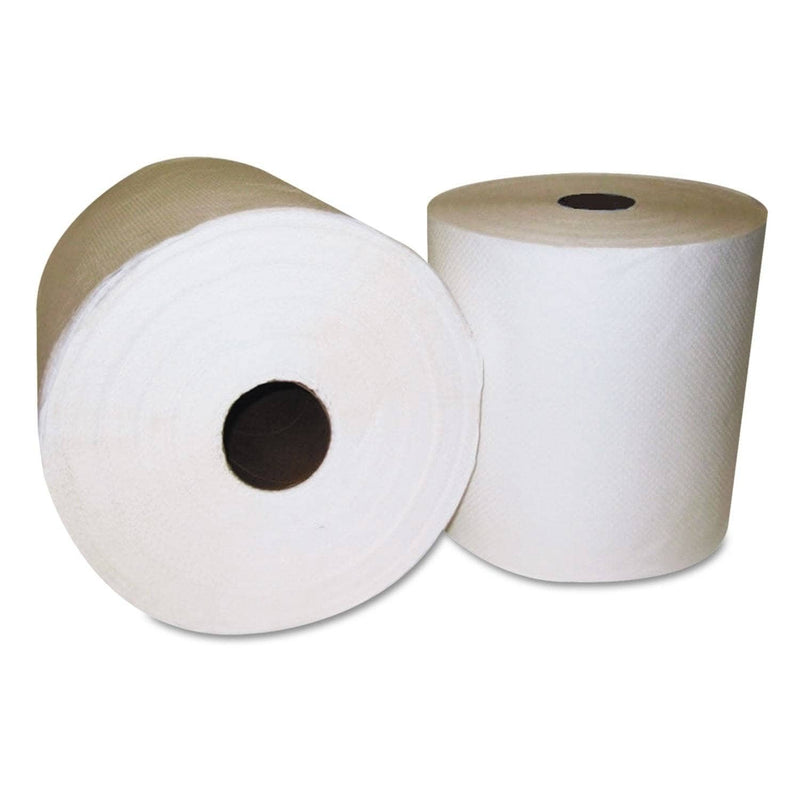 GEN Hardwound Towel, White, One-Ply, 800 Ft, 6/Ct - GEN1920 - TotalRestroom.com