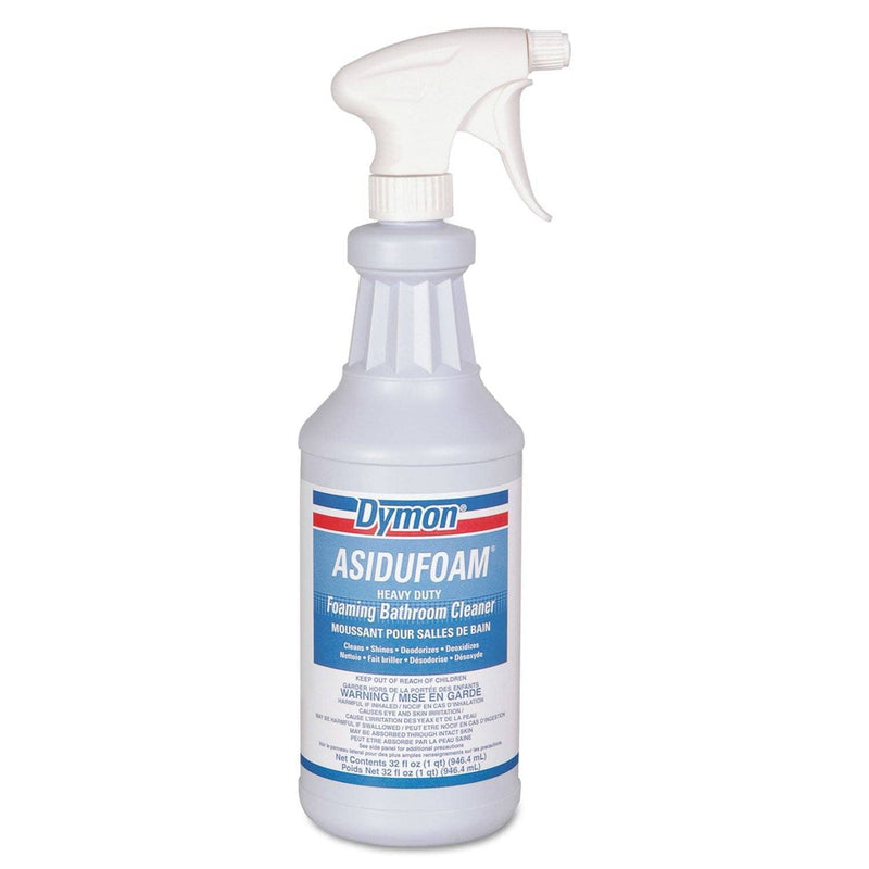 Dymon Asidufoam Heavy-Duty Bathroom Cleaner, 32Oz, Bottle, 12/Carton - ITW33732 - TotalRestroom.com