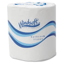 Windsoft Bath Tissue, Septic Safe, 2-Ply, White, 4.5 X 3, 500 Sheets/Roll, 48 Rolls/Carton - WIN2405 - TotalRestroom.com