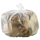 GEN High Density Can Liners, 33 Gal, 13 Microns, 33" X 39", Natural, 250/Carton - GEN333916 - TotalRestroom.com