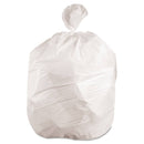 Boardwalk Low-Density Waste Can Liners, 60 Gal, 0.6 Mil, 38" X 58", White, 100/Carton - BWK3858EXH - TotalRestroom.com