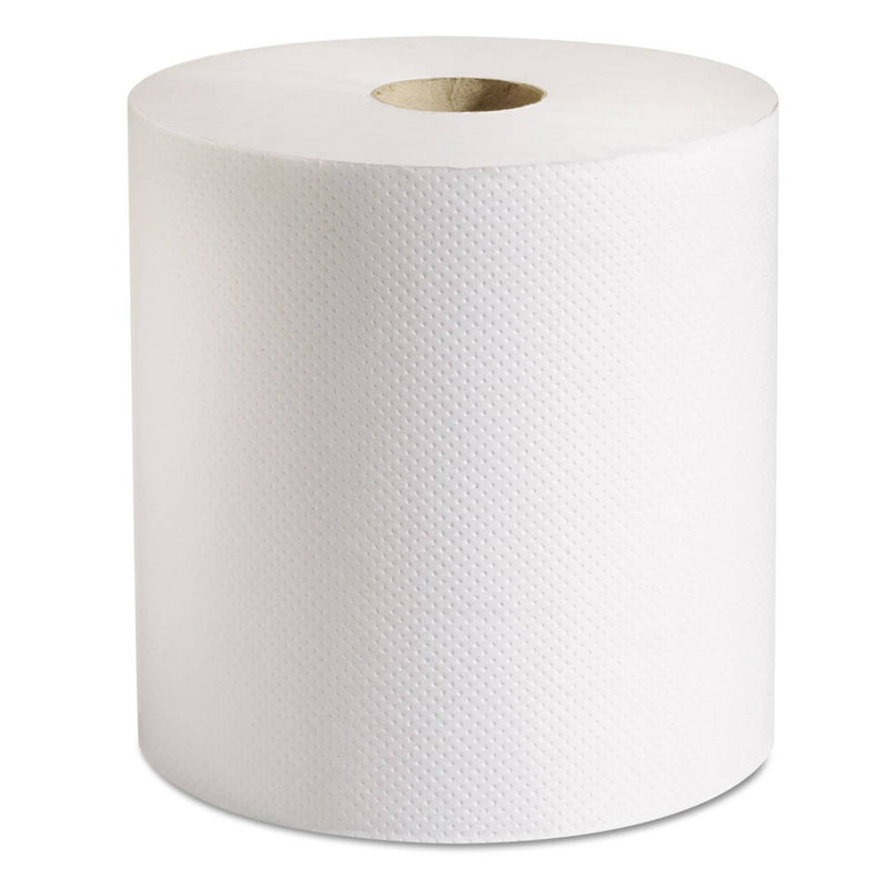 Marcal 100% Recycled Hardwound Roll Paper Towels, 7 7/8 X 800 Ft, White, 6 Rolls/Ct - MRCP708B - TotalRestroom.com