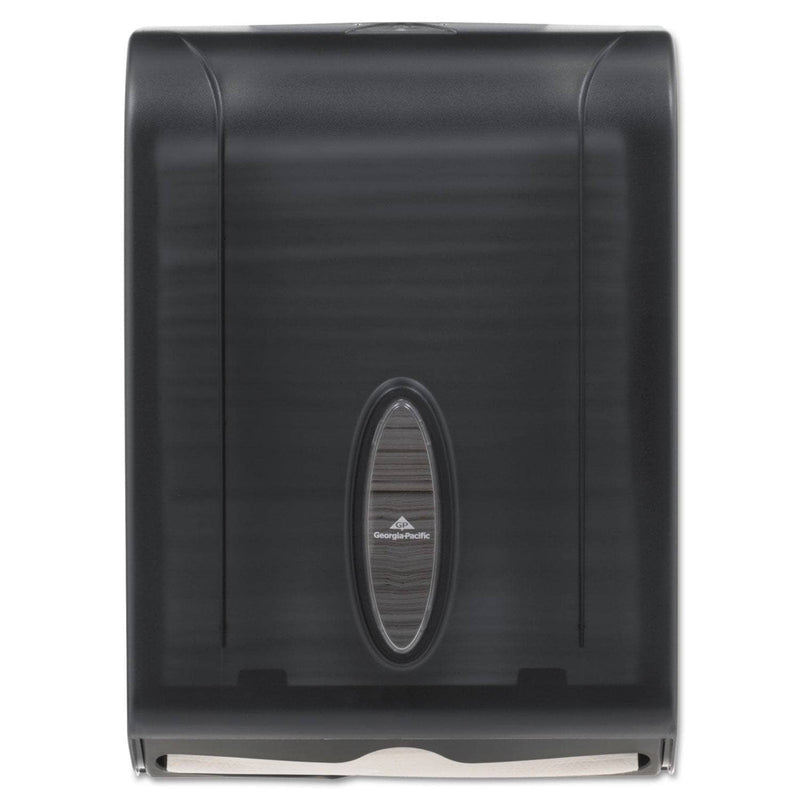 Georgia Pacific C-Fold/Multifold Towel Dispenser, 11 X 5 1/4 X 15 2/5, Translucent Smoke - GPC5665001 - TotalRestroom.com