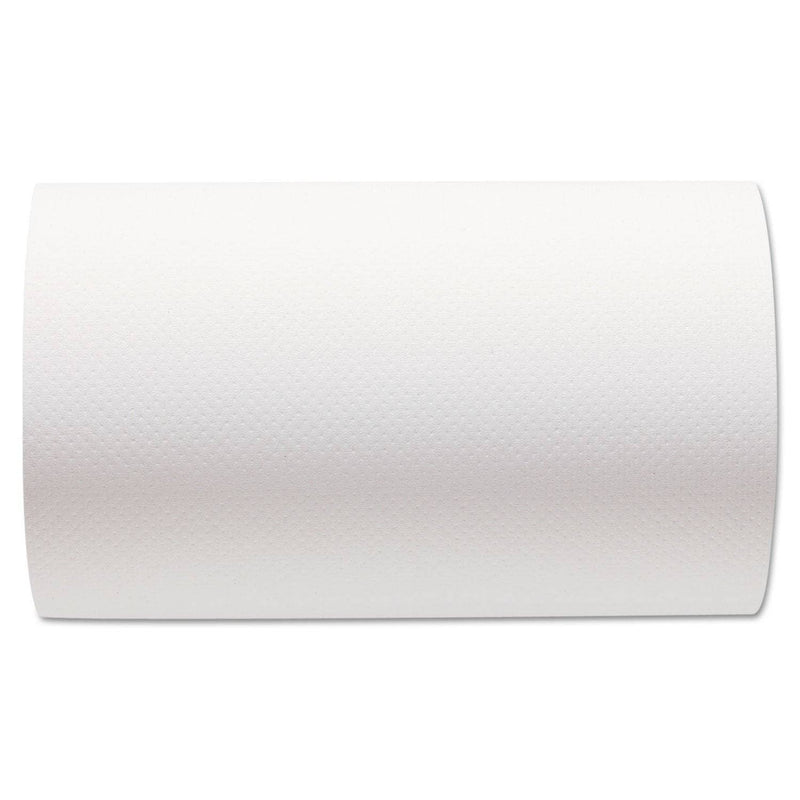 Georgia Pacific Hardwound Paper Towel Roll, Nonperforated, 9 X 400Ft, White, 6 Rolls/Carton - GPC26610 - TotalRestroom.com