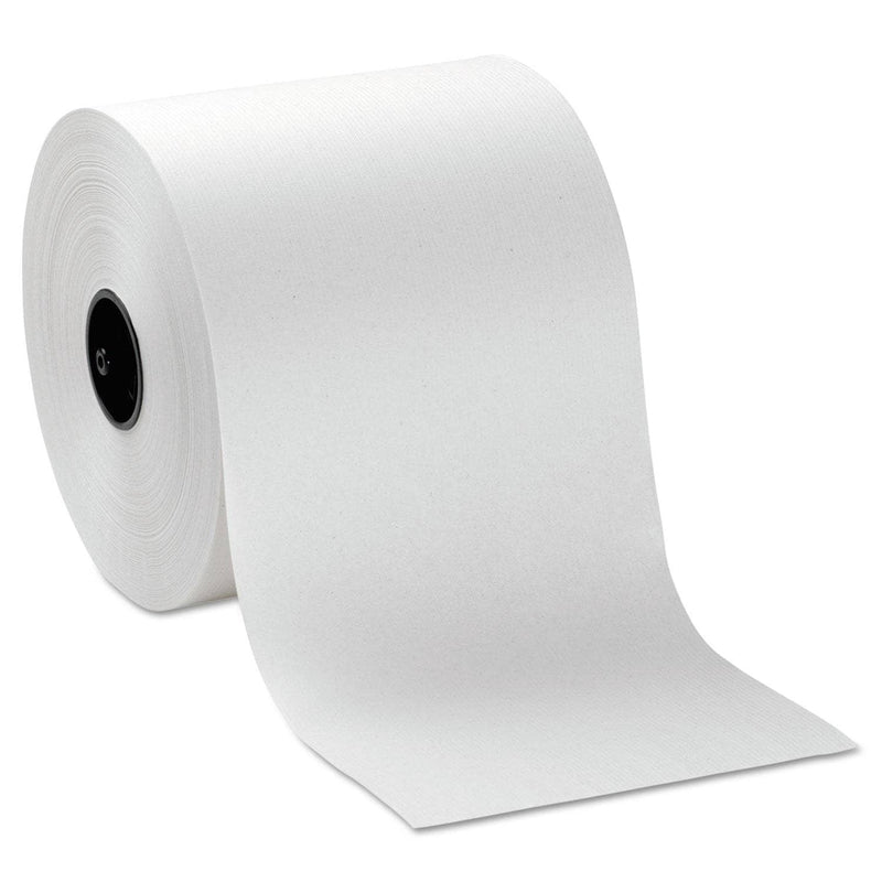 Georgia Pacific Hardwound Roll Paper Towels, 7" X 1000Ft, White, 6 Rolls/Carton - GPC26910 - TotalRestroom.com